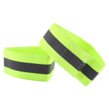 Polyester Elastic Sport Wrist Band Reflective Wristband for Night Cycling Running